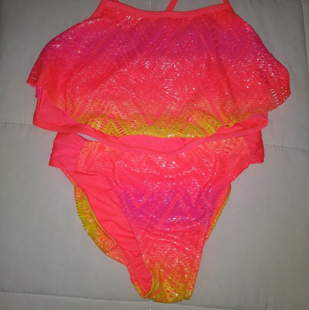 🚨FINAL SALE🚨 Bright yellow and orange Swimsuit